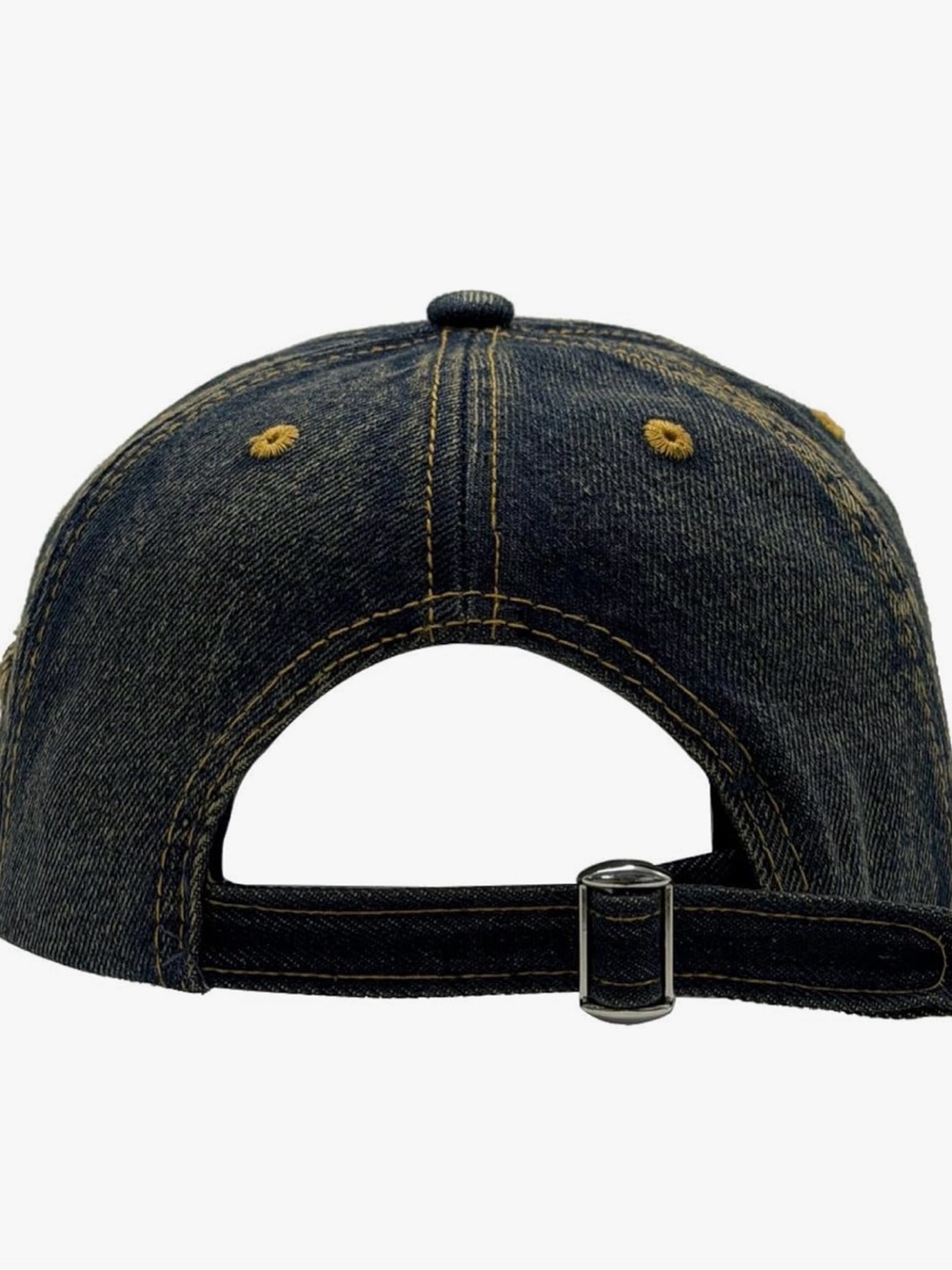 USA 250th Anniversary 1776-2026 Distressed Denim Baseball Cap Mens Blue Hat - Picture 6 of 9